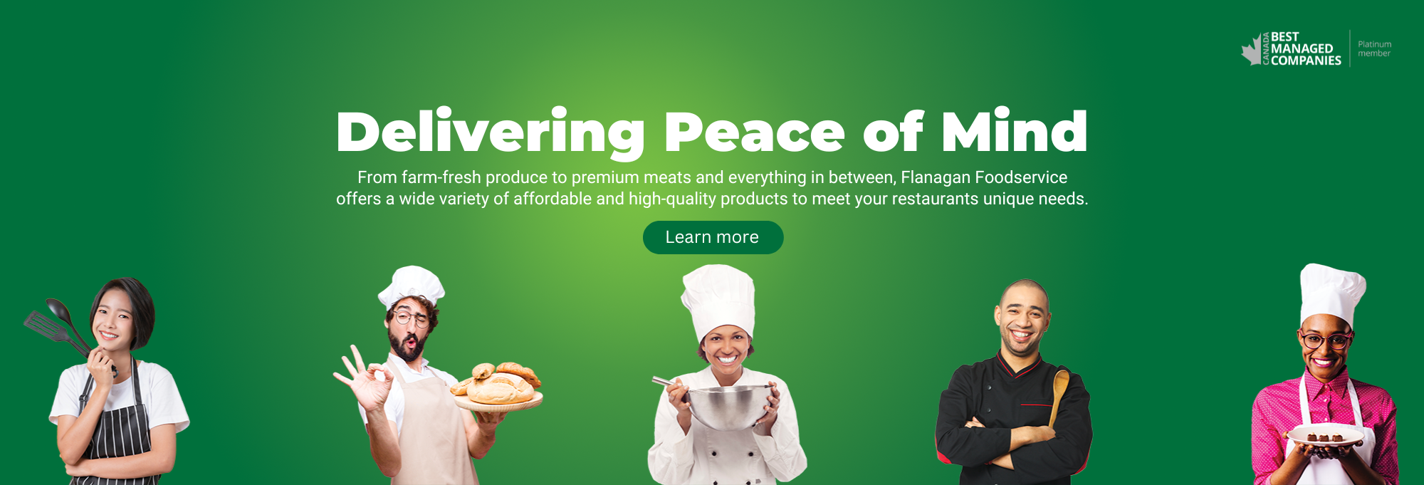 Variety of Chefs and cooks, Flanagan Foodservice Delivers Peace of Mind